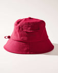Waterproof Canvas Patch Pocket Bucket Hat
