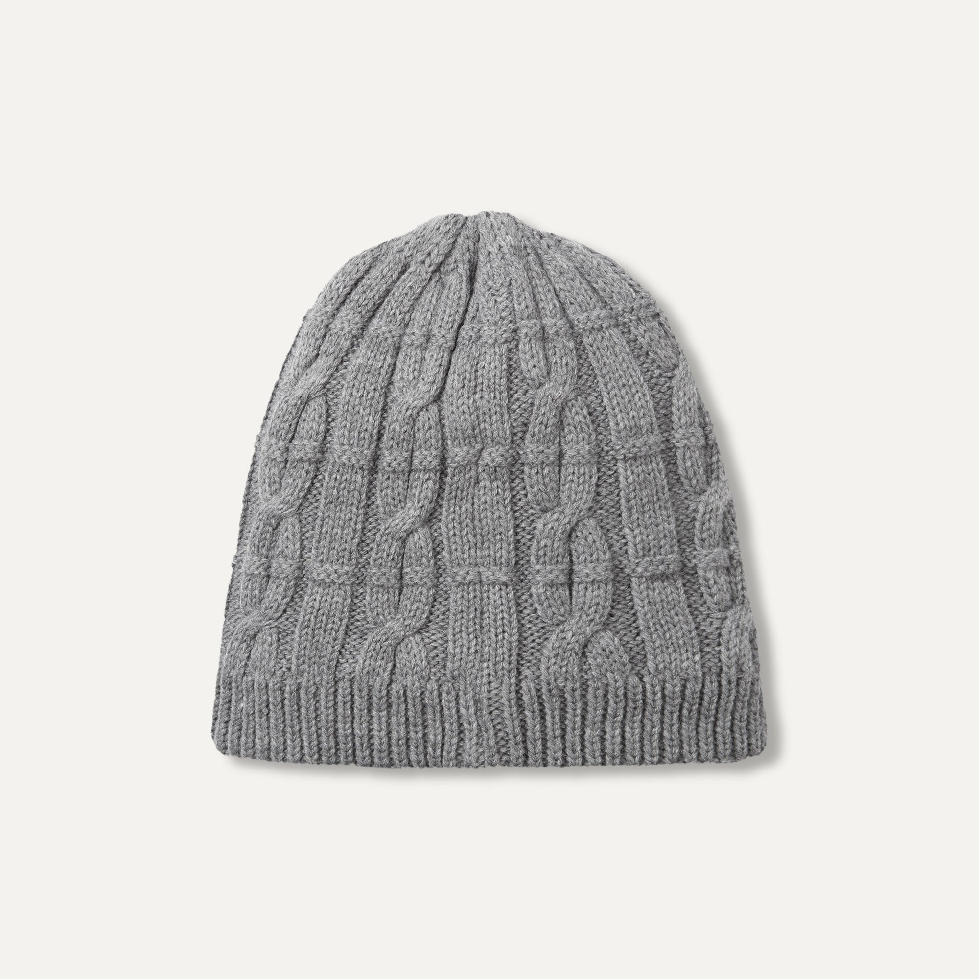 Waterproof Cold Weather Cable Knit Beanie Hat