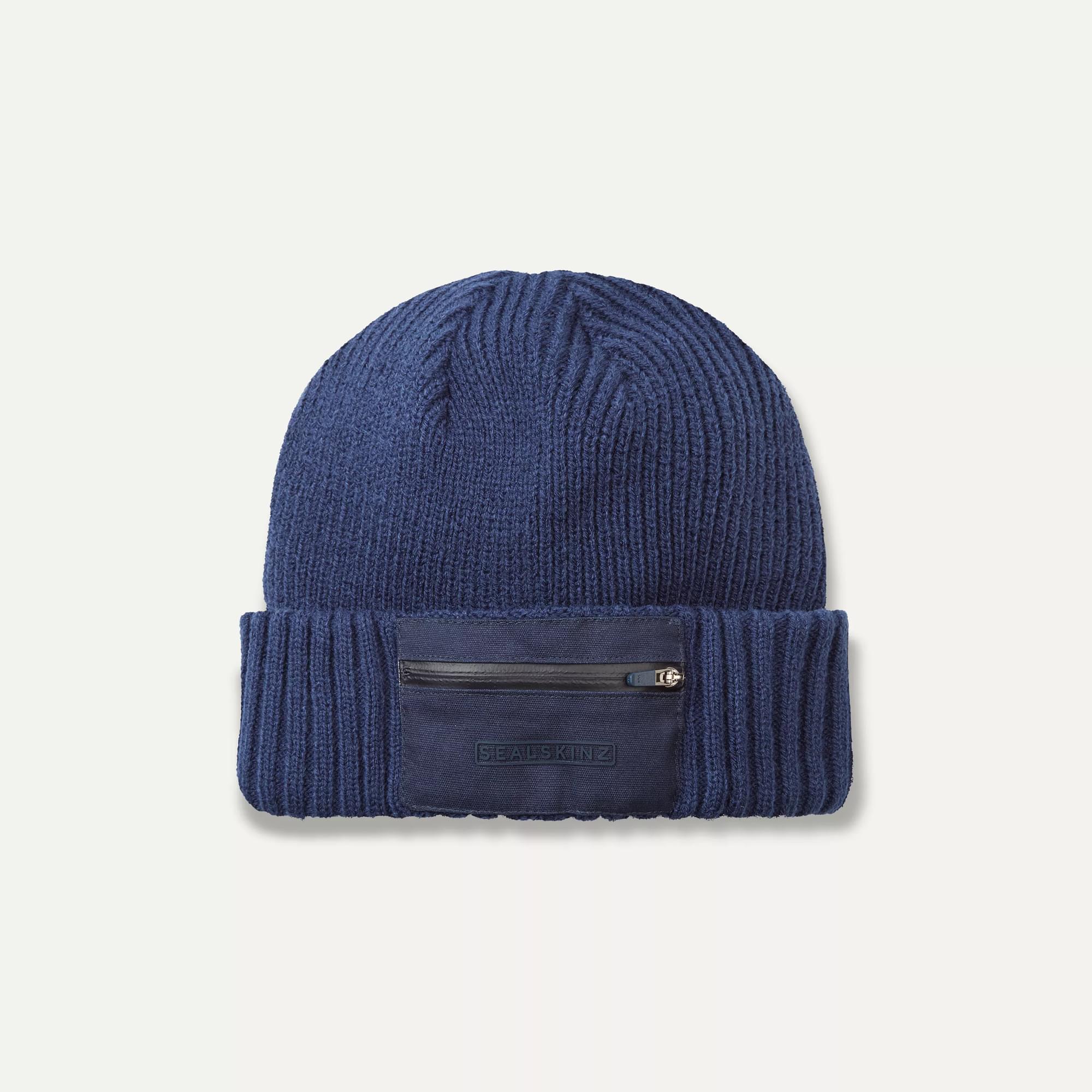 Colby - Waterproof Zipped Pocket Knitted Beanie – Sealskinz CA