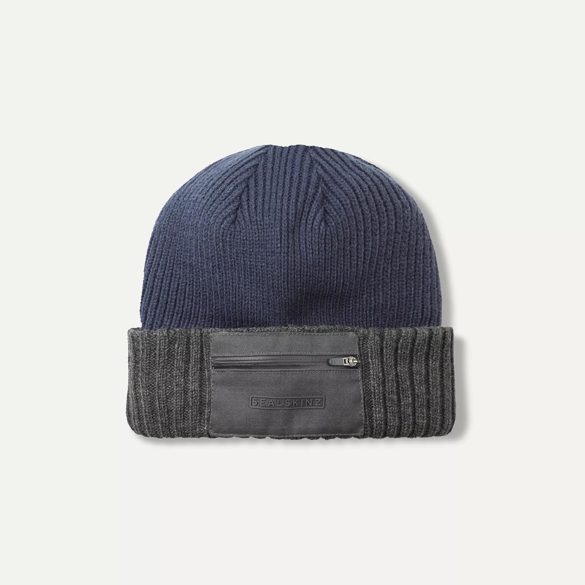 Colby - Waterproof Zipped Pocket Knitted Beanie – Sealskinz CA