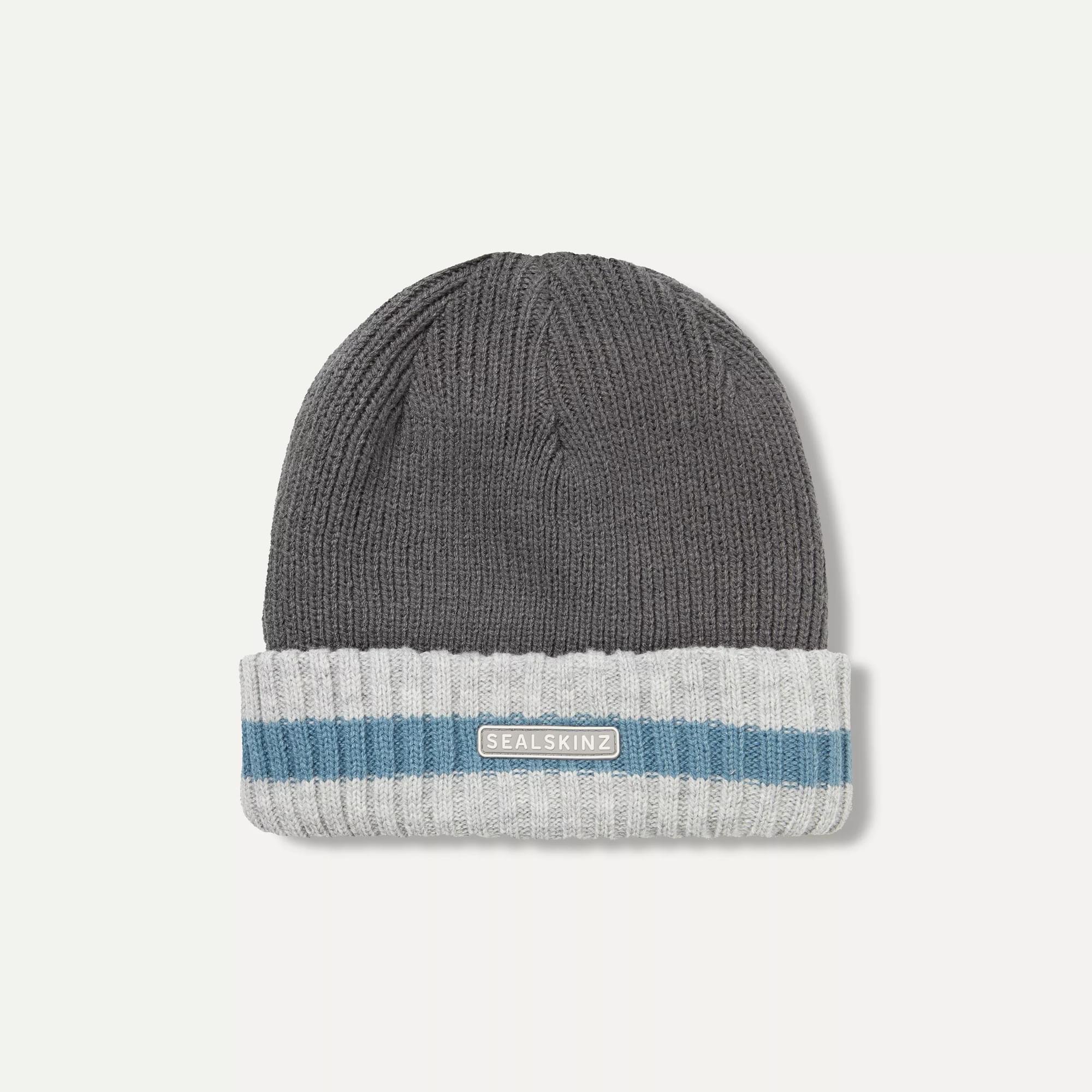 Holkham - Waterproof Cold Weather Striped Roll Cuff Beanie – Sealskinz CA
